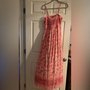 Maxi spaghetti strap dress